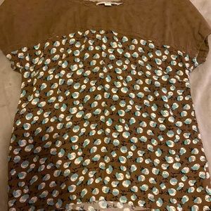 Brown flower top from Boden size US 4 UK 8